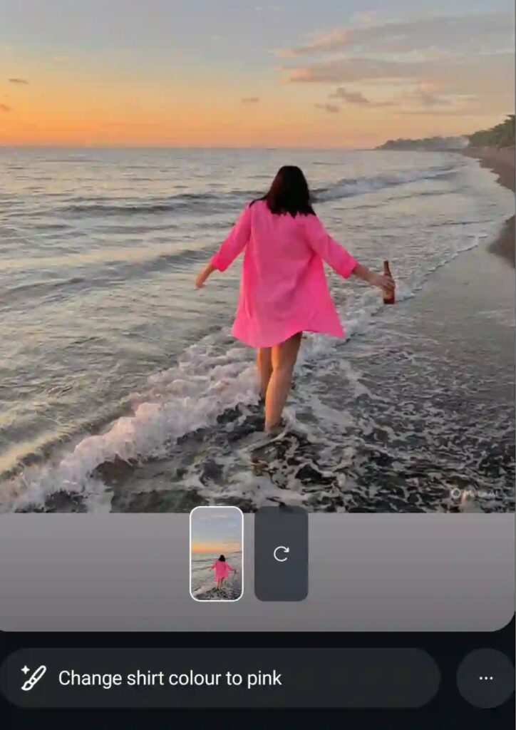 How to Use Restyle AI on Instagram Stories to Change the Color of a Dress or Clothes
