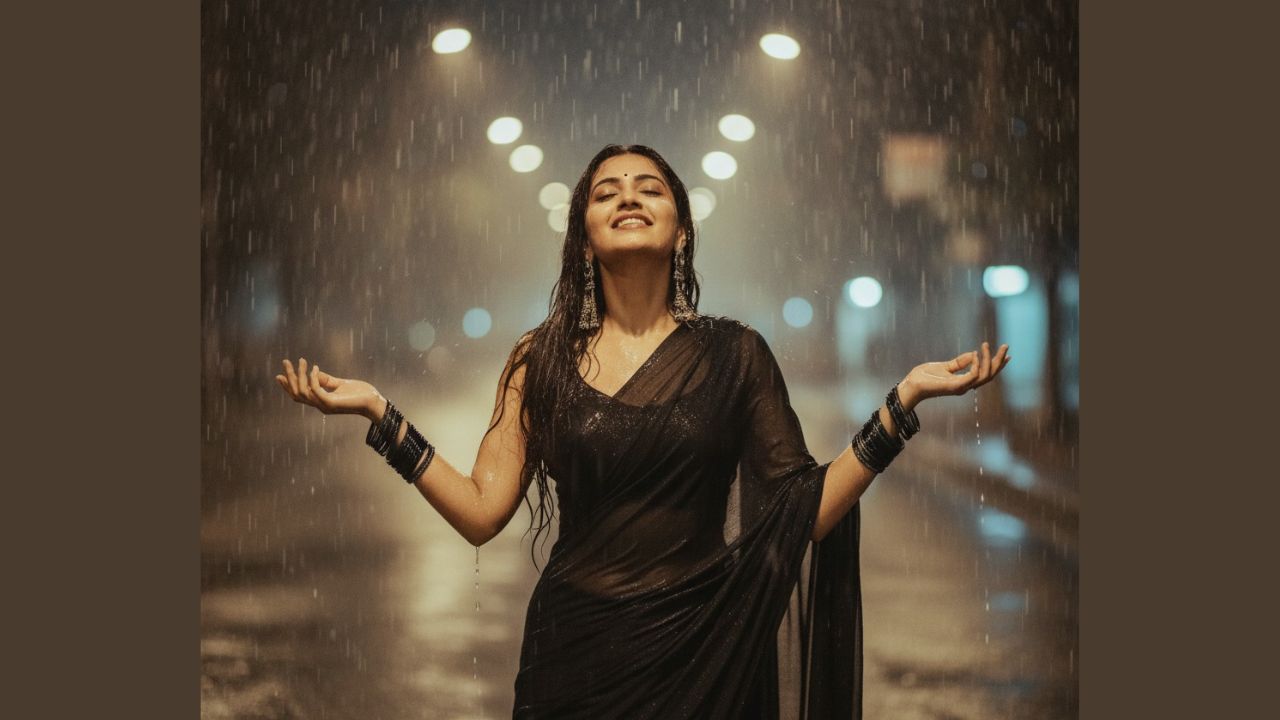 How to Create a Portrait of an Indian Woman in Saree through Gemini AI, gemini ai saree look prompt, Google gemini trending photo prompt