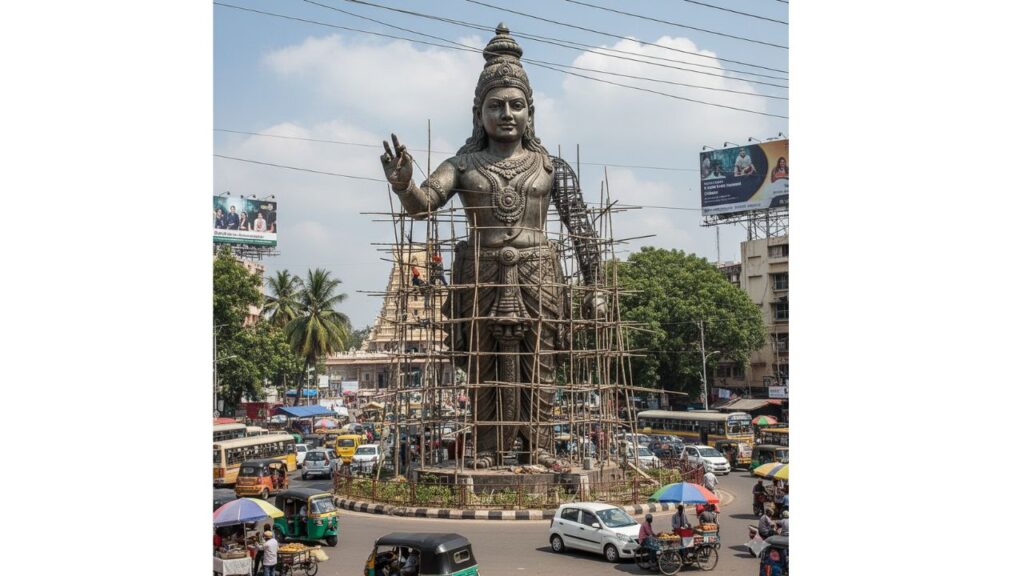3d statue from photo prompt