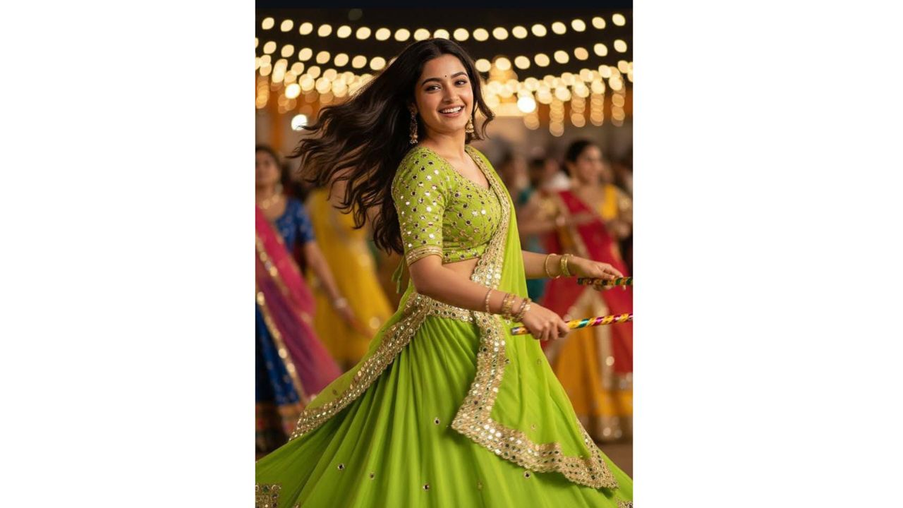 Dandiya Night AI Prompt, Radha Rani Garbha AI Photo Editing Prompt, along with the Garbha Style images Prompt for Gemini