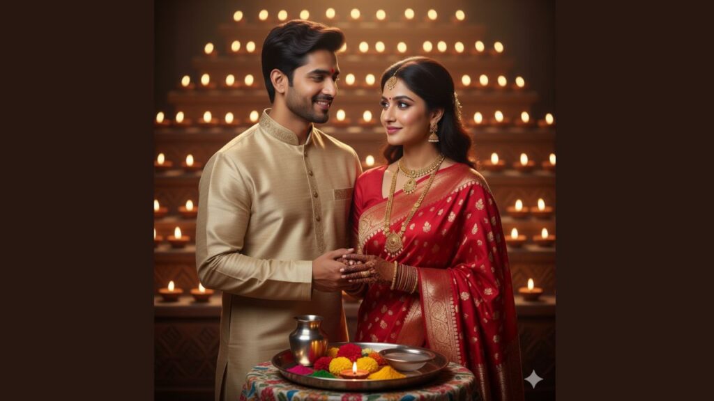 Karwa Chauth AI Photo Prompt for Gemini 2025 A Complete Guide, Best AI design tools for Karwachauth