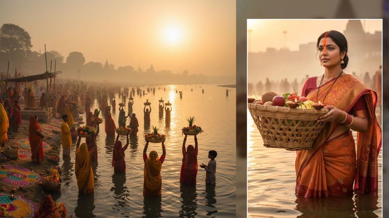 Chhath Puja Prompt Gemini for girls and boys 2025 chhath puja gemini photo prompts