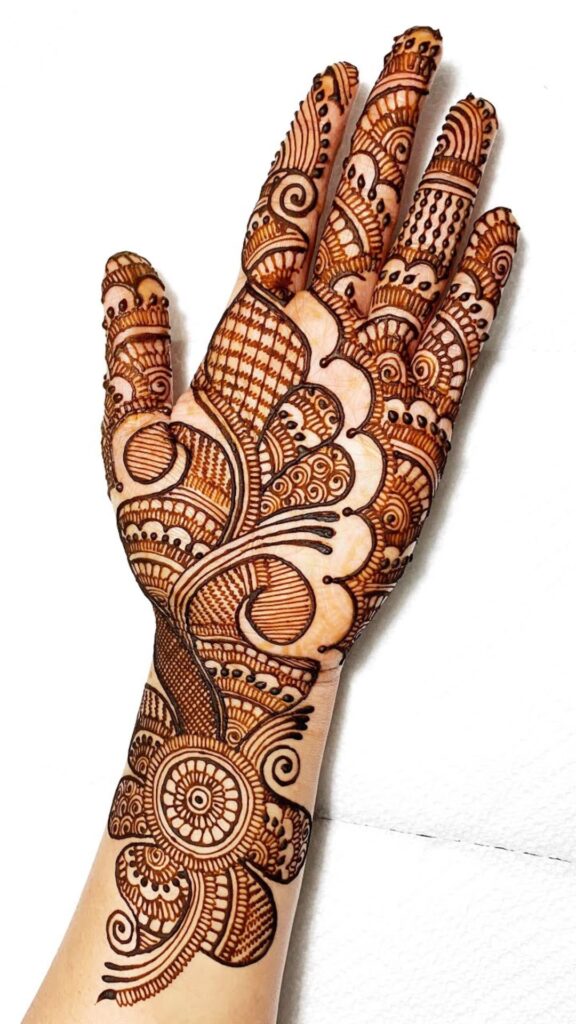 Rajasthani Style Mehndi Design