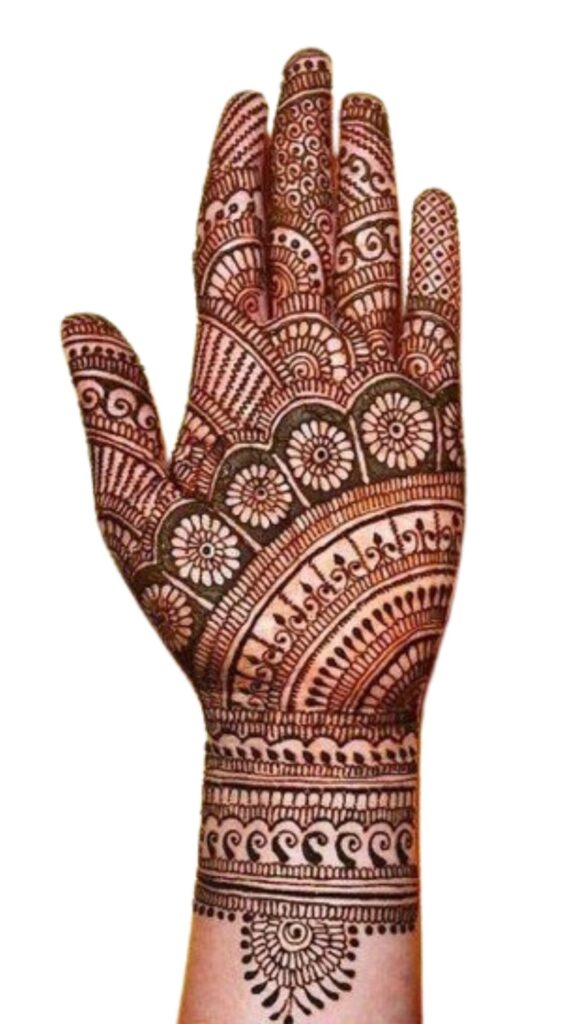 Rajasthani Style Mehndi Design