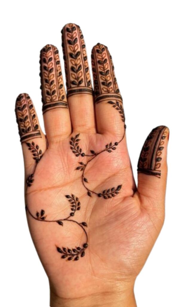 Minimalist Mehndi Designs