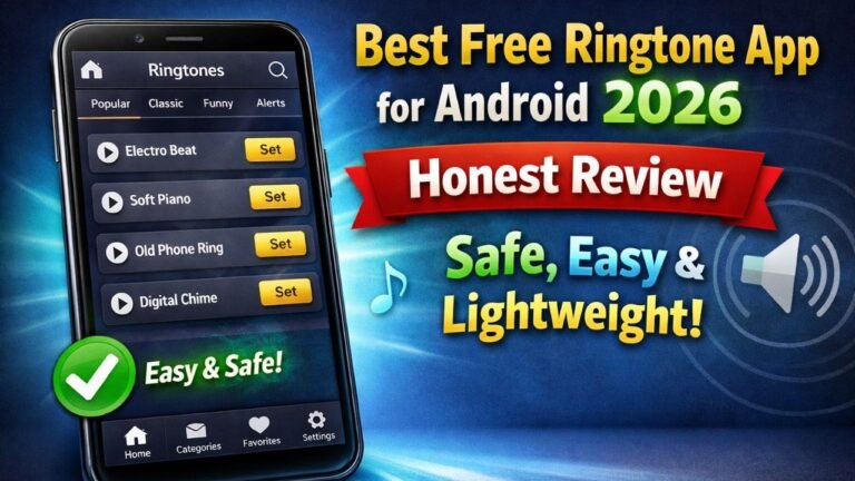 Best Free Ringtone App for Android 2026 Honest Review Also Safe, Easy & Lightweight