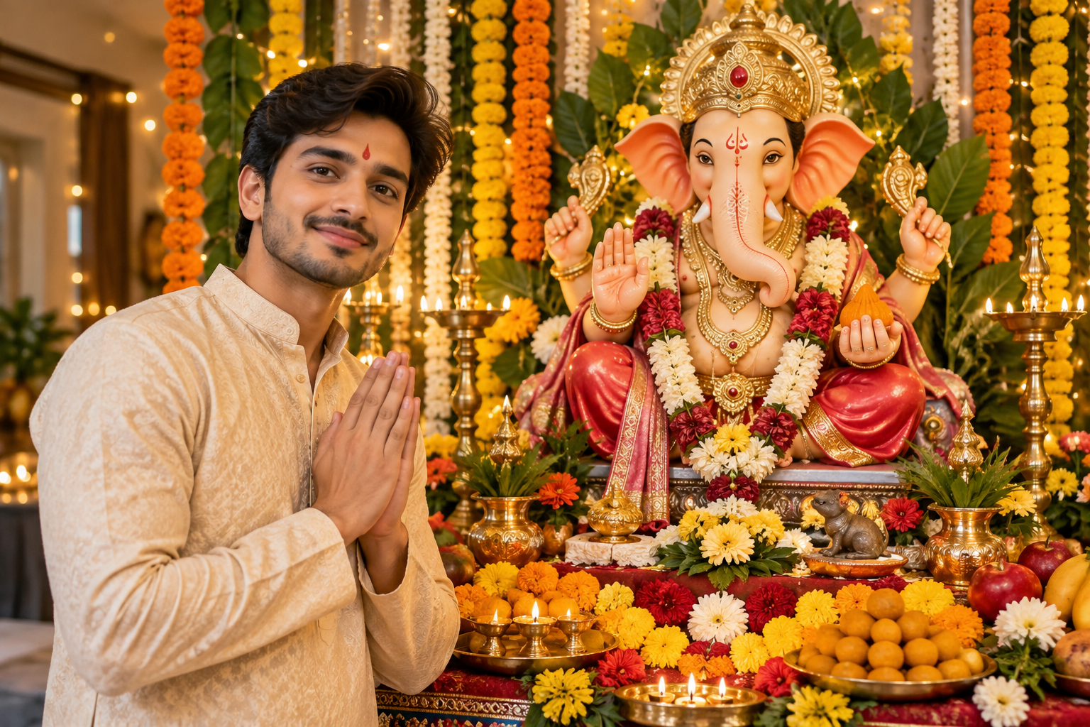 Ganesh Chaturthi AI Image Prompt 2026: Create Beautiful Ganpati Bappa Photos