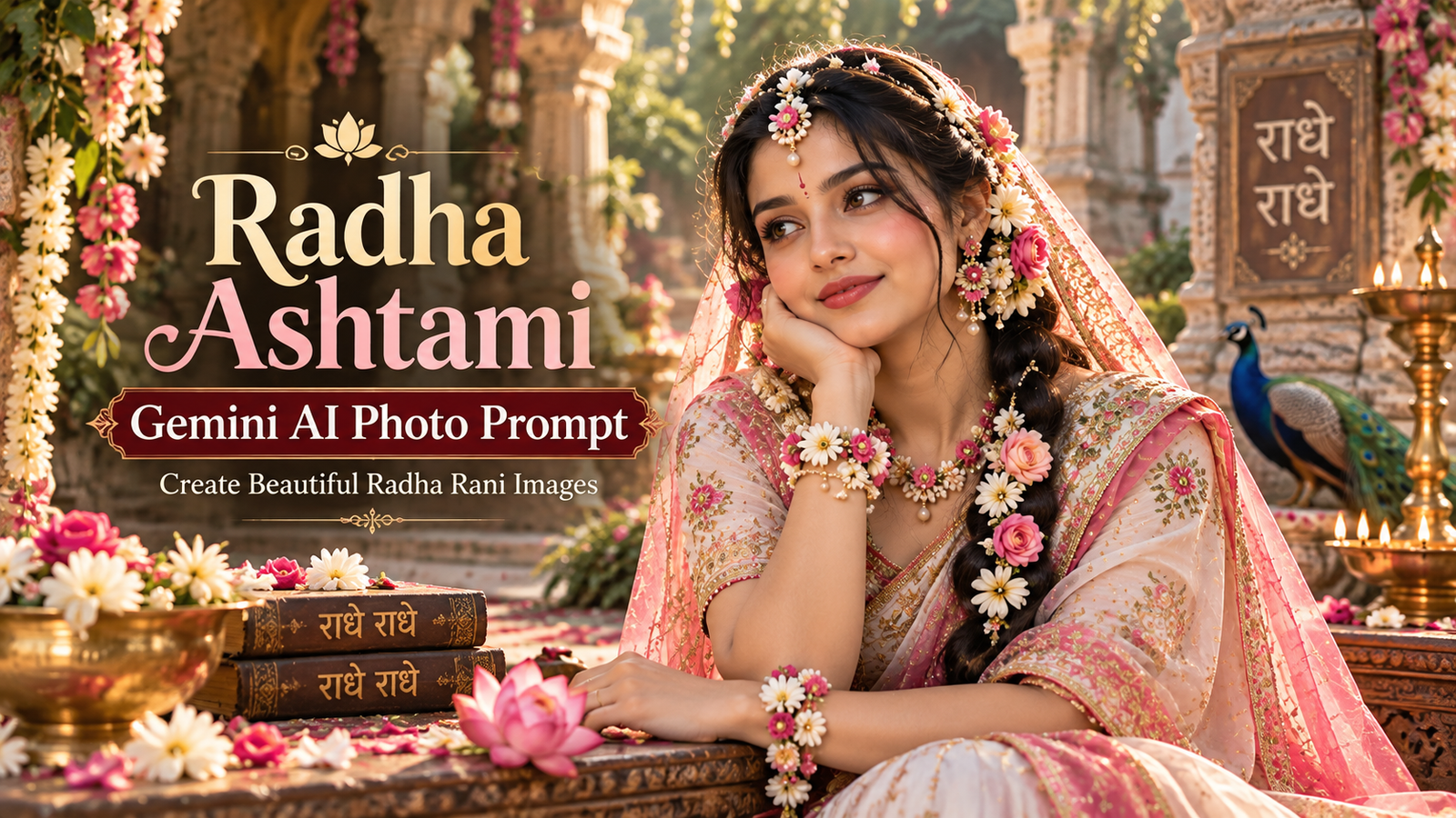 Radha Ashtami Gemini AI Photo Prompt 2026: Create Beautiful Radha Rani Images